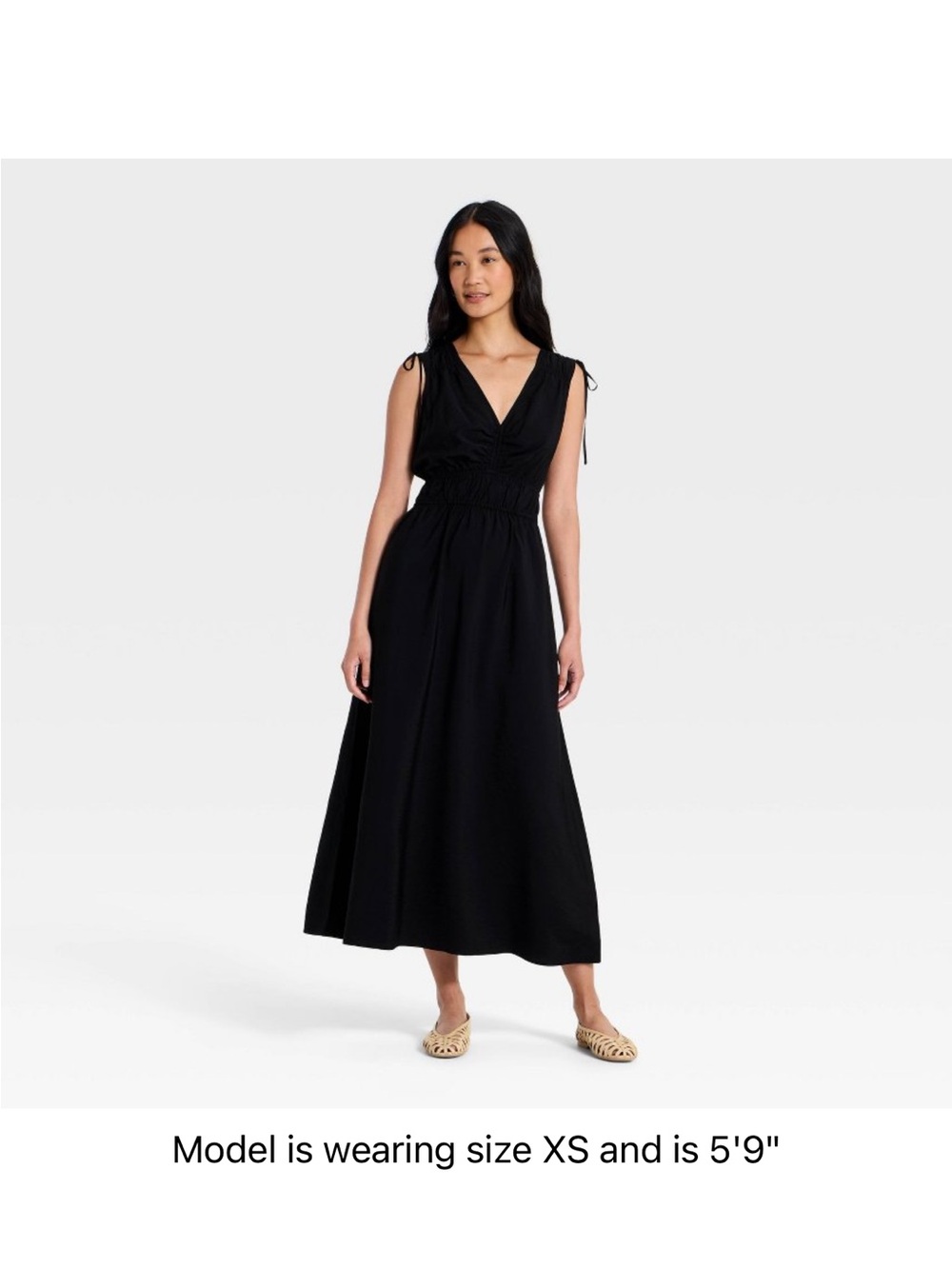 Target A New Day black maxi dress